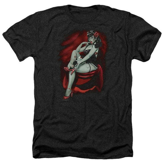 - Broken Shoe Zombie - Heather Short Sleeve Shirt - Medium