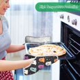 thumbnail image 2 of Yayeee Pot Holders Kitchen Heat Resistant with Pocket 7"x9.8" Cotton Oven Cooking Hot Pads, Colorful Halloween Ghost, 2 of 7
