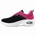thumbnail image 5 of Rotm Slip On Sneakers Women Women's Breathable Air Cushion Jazz Dance Shoes Lace Up Mesh Sneakers Athletic Walking Dance Thick Soled A,7, 5 of 7