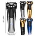 thumbnail image 3 of Snapbuy Electric Razor for Men, Snapbuy Electric Razor Pro of Father, 4D Floating Head Rotary Shaver, Ipx7 Waterproof Electrical Razors, Wet & Dry Rechargeable Electrical Shaver LCD Display (Black), 3 of 9