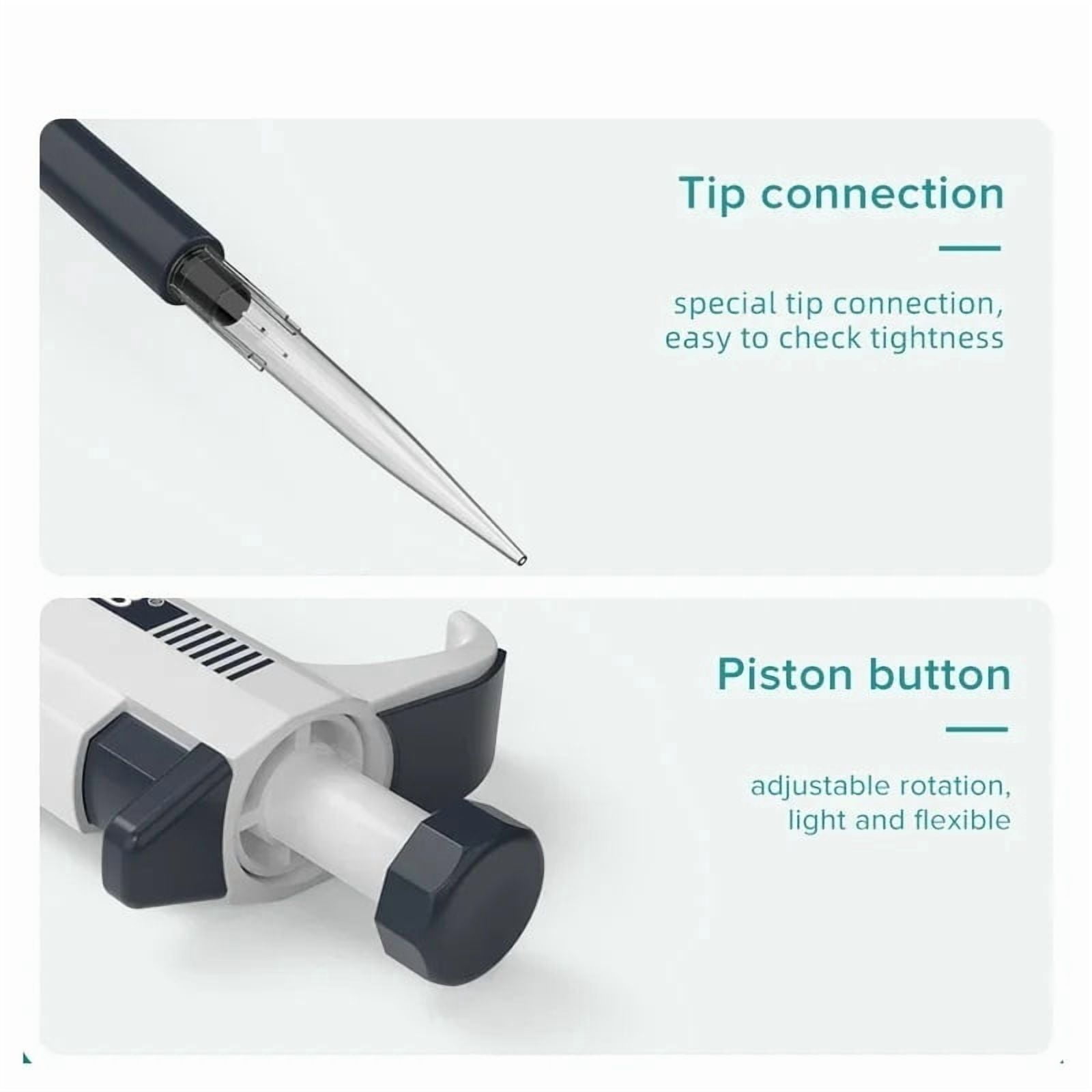 Laboratory Pipette Single Channel Of Pipettes Manual Adjustable Pipettor Digital Pipette Gun , High-Accurate