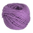 thumbnail image 1 of Cuerda de yute natural de 50 pies, cuerda de yute de 3 mm para manualidades, envoltura de regalos, decoración, jardinería, color púrpura claro, 1 of 6