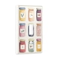 thumbnail image 2 of Yayeee Toggle Light Switch Wall Plate 1-Gang 4.5"x2.7" Home Decorative Outlet Cover, Beige Jam Jars, 2 of 7
