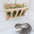 thumbnail image 2 of Hay Rack Foldable Wood Hay Feeder Hay Manger for Bunny Guinea Pig Chinchilla, 2 of 8