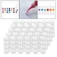 thumbnail image 6 of HOMYL Empty Paint Pots Strips Acrylic Paint Storage Containers for Festival School 20pcs 3ml 17cm, 6 of 8