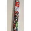 Marvel Avengers Hulk Captain America Thor wrapping paper 60 sq ft 6 yd 1 roll
