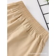 thumbnail image 5 of Bovxnpu Boys Casual Athletic Shorts Kids Solid Elastic Ice Silk Elastic Waist Summer Sports Shorts, 5 of 6