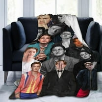 Blanket Kit Connor Soft and Comfortable Wool Fleece Throw Blankets Gift for Home Decoration Sofa Office car Camping Yoga Travel Home Decoration Cozy Plush Beach