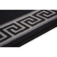 thumbnail image 6 of Extra-Long Low Pile Runner Rug Skid Resistant Backing Rug Runner Bordered Geometric Abstract Design Cut to Size Roll Runner Rugs - 6 Feet x 36 Inch, 6 of 8