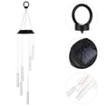 thumbnail image 3 of Solar Powered Wind Chime Light for Yard Decoration Black Plastic, 3 of 8
