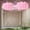 Pink, variant on Artificial Cloud Props LED Hanging Cloud Light String Fake Imitation 3D Cotton Classroom School Decor Raindrop for Room Ceiling Baby Shower Party Wedding Nursery Classroom Wall DIY Decor(4 Pcs)