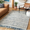 thumbnail image 2 of SAFAVIEH Natura Dimitar Geometric Area Rug, Ivory/Blue, 5' x 8', 2 of 8