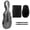 Gray, variant on Professional 4/4 Violin Hard Case And Spacious Accessory Storage Violin Carbon Fiber Carrying Case