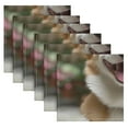 thumbnail image 6 of Qxltty Cute Corgi Napkins 20×20in Perfect for Parties Dinners Weddings Cocktail Housewarming Cloth Napkins Set of 6, 6 of 8