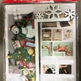 thumbnail image 3 of Festive Wooden Christmas Door Frame Corner for Party Celebration and Seasonal Interior Design, 3 of 6