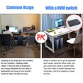 thumbnail image 2 of High-Clear Switcher -Compatible KVM 2 in 1 out switcher 4K/USB RJ45 KVM Switch Dual KVM Switch USB 2.0 to 4Kx2K@60Hz/3D/1920*1080@60Hz Adaptive EDID/HDCP Decryption Support 100 Gigabit Eth, 2 of 9