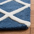 thumbnail image 3 of SAFAVIEH Cambridge Kenneth Geometric Wool Area Rug, Navy/Ivory, 8' x 10', 3 of 10