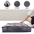 thumbnail image 2 of Juego De 2 Organizadores De Almacenamiento De Zapatos Debajo De La Cama, Caja De Almacenamiento De Zapatos Debajo De La Cama Con Tapa Se Adapta A 24 Pares En Total - Solución De Almacenamiento Debajo Feliz Sencillez, 2 of 5