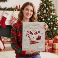 thumbnail image 4 of Tuvgenk Christmas Rhinestone Diamond Kit 16x12 inch Pearl Full Drill Art with Frame Canvas Beads Tools for Xmas Wall Decor, 4 of 6