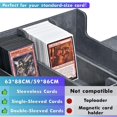 thumbnail image 4 of Caja de almacenamiento de tarjetas UAONO para tarjetas coleccionables de piel sintética de más de 1800, 4 of 7