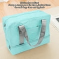 thumbnail image 3 of Petate Impermeable Del Gimnasio, Bolsa Deportiva Separada En Seco Y Húmedo Con Compartimento Para Zapatos, Bolsa De Viaje De Gran Capacidad, Bolso De Entrenamiento Duradero Bolsa, 3 of 7