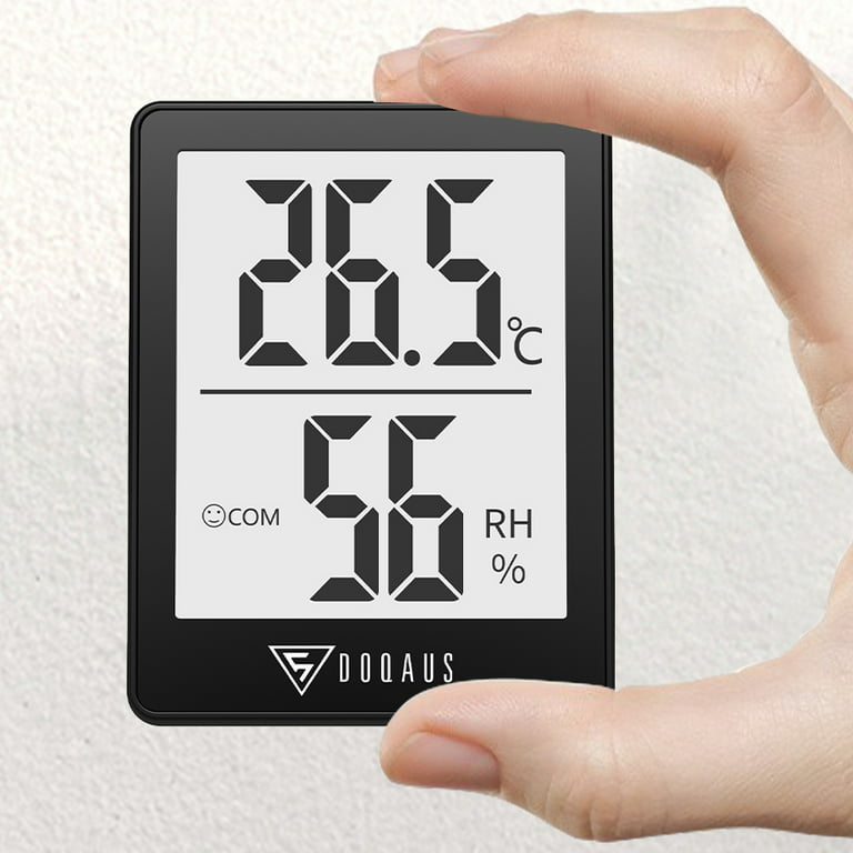 DOQAUS Digital LCD Hygrometer Indoor Thermometer Humidity Gauge