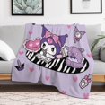 thumbnail image 6 of KUROMI Throw Blanket Cute Flannel Anime for Girls Boys Men Women, 6 of 7