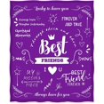thumbnail image 4 of Best Friend Blanket Super Soft Throw Birthday Gifts for Women and Friendship Gifts or Teen Girls, BFF Christmas 50"x60" (Purple), 4 of 6