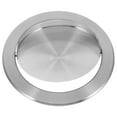 thumbnail image 4 of MLINS Stainless Steel Embedded Trash Bin Cover Swing Lid for Kitchen Bathroom Protection Silver 6.3 Inch, 4 of 7