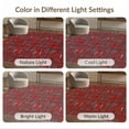 thumbnail image 7 of ODIKA 4'x6' Washable Area Rug Interlocking Squares Mosaic Long Grid Bold Geometric Abstract Refined Structured for Home Office, Under Desk, Non-Slip Chair-Friendly, Flatwoven, 7 of 7
