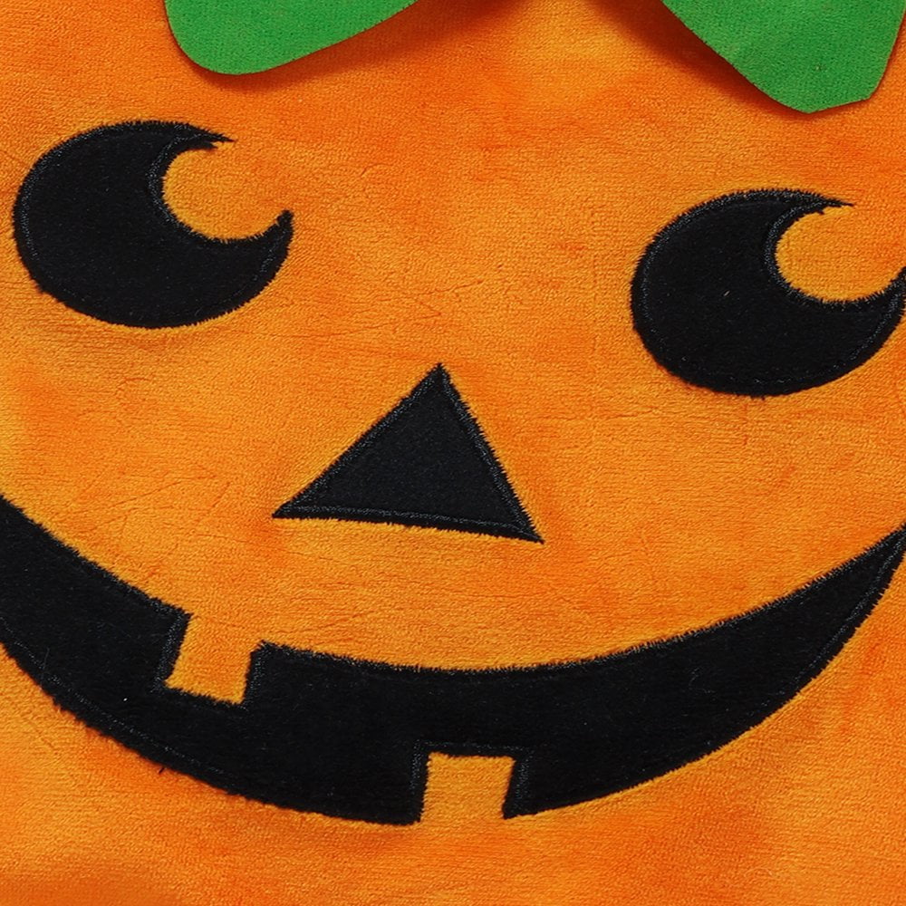 Deguisement Citrouille Bébé Fille Garçon Citrouille Barboteuse Body Halloween Bebe Et Chaussures Chapeau Déguisement Bébé Halloween 1 Mois/6 Mois/24 Mois