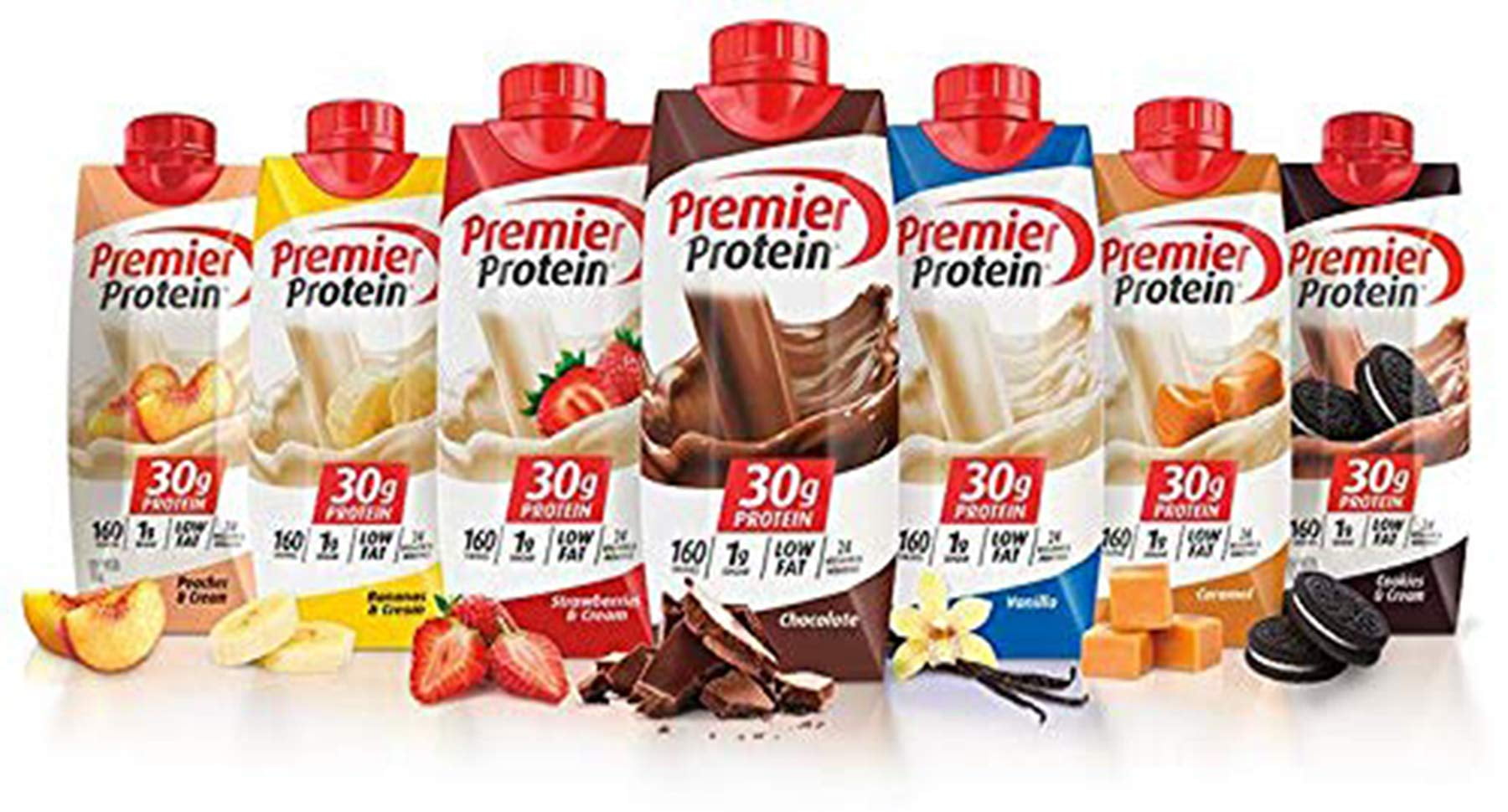 Premier Protein High Protein Shakes Variety Pack Chocolate Vanilla