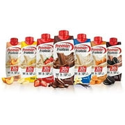 Premier Protein High Protein Shakes Variety Pack (Chocolate, Vanilla, Strawberry & Cream, Bananas & Cream, Caramel, Peaches & Cream, Cookies & Cream - 11 fl. oz, 7 pack)