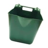 Kuntesetty Hanging Horse Feeder Bucket Lightweight for Multiple Animals Stall Mountable 14L