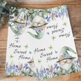 thumbnail image 4 of Spring Gnomes Kitchen Towels Set of 3, Water Absorbent Dish Towel, Watercolor Botanical Floral Buffalo Plaid Decorative Hand Towels - Quick Drying Cloth for Cooking Baking, 18x28 Inch, 4 of 8
