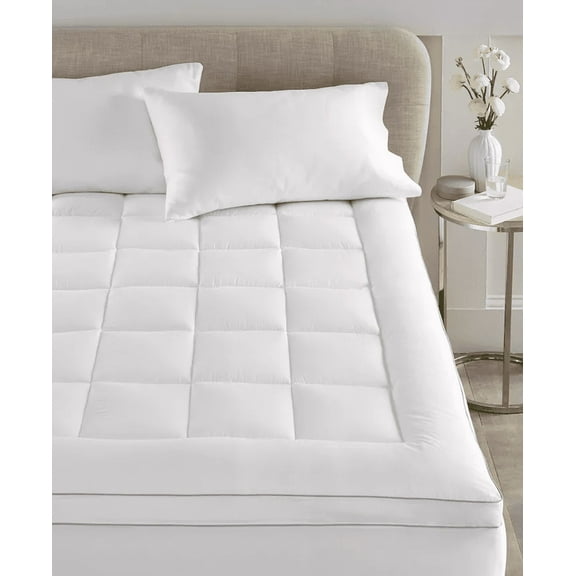 Charter Club WHITE Pillowtop Mattress Pad, US King