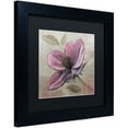 thumbnail image 2 of Trademark Fine Art "Plum Floral III" Canvas Art by Emily Adams, Black Matte, Black Frame, 2 of 4