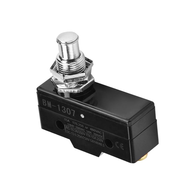 Microinterruptor, Nuevo Y DE, Control Autico y Seguidad, Carcasa de Plásstico Retardante de Llama. Contactos Plientes establece y Seguros para una Buena conductividad.