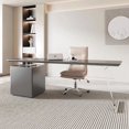 thumbnail image 2 of Computer Work Desk Table Modern Storage Meeting Executive Office Desks Workbench Scrivania Ufficio Lavoro Luxury Furniture My Lux Decor Round, 2 of 7