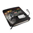 thumbnail image 2 of HELLHERO Zipper Bag Vintage Book Organzoer Holder with Lightweight Polyester Fabric Protector Wrap Bag for Friend 8.66 x 11.42, Tractor Pattern, 2 of 8