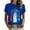 A-Blue114, variant on Women's USA 250th Anniversary T Shirt Crewneck 1776-2026 T-Shirt Airplane Printed Top Blouse Comfortable Daily Wear Tee Shirt for Ladies