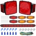 thumbnail image 2 of Kit de luces LED Timcorr para remolque sumergibles de barco 12 V luces traseras cuadradas, 2 of 8