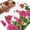 White Peach Pink, variant on 2'x6' Rug Runners for Hallways Kitchen, Red Spring Floral Non Slip Entryway Beside Floor Carpet Runner, Butterfly Farmhouse Washable Laundry Room Bedroom Throw Rugs Mat for Family Pet