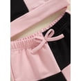 thumbnail image 6 of Suealasg Toddler Girls Clothes 2Pcs Kids Summer Outfit Set  1T 2T 3T 4T 5T Sleeveless Contrast Color Tank Tops Drawstring Shorts Sets 0-5 Years, 6 of 8