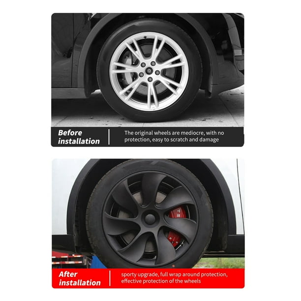 Couvre-Jantes De Roue Noir Brillant De 19 Pouces Pour Modèle Y 2021-2024, Enjoliveur De Roue, Installation à Clipser, Enjoliveurs De Remplacement, Protection Complète Avec Une Couvre-Jantes De Roue Noir Brillant De 19 Pouces Pour Modèle Y 2021-2024, Enjoliveur De Roue, Installation à Clipser, Enjoliveurs De Remplacement, Protection Complète Avec Une