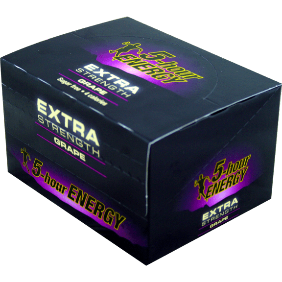 5-Hour Energy Extra Strength Energy Shot, Grape, 1.93 Fl Oz, 12 Count
