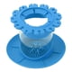 thumbnail image 4 of Limpiador de brochas de maquillaje, cepillo redondo desmontable, limpiador de tablero, cepillo multifuncional, alfombrilla de limpieza, taza para el hogar, dormitorio, azul, 4 of 14