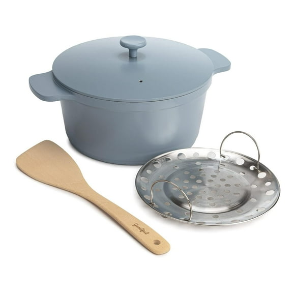 Goodful - Olla todo en uno, antiadherente de revestimiento múltiple, horno holandés fundido de alto