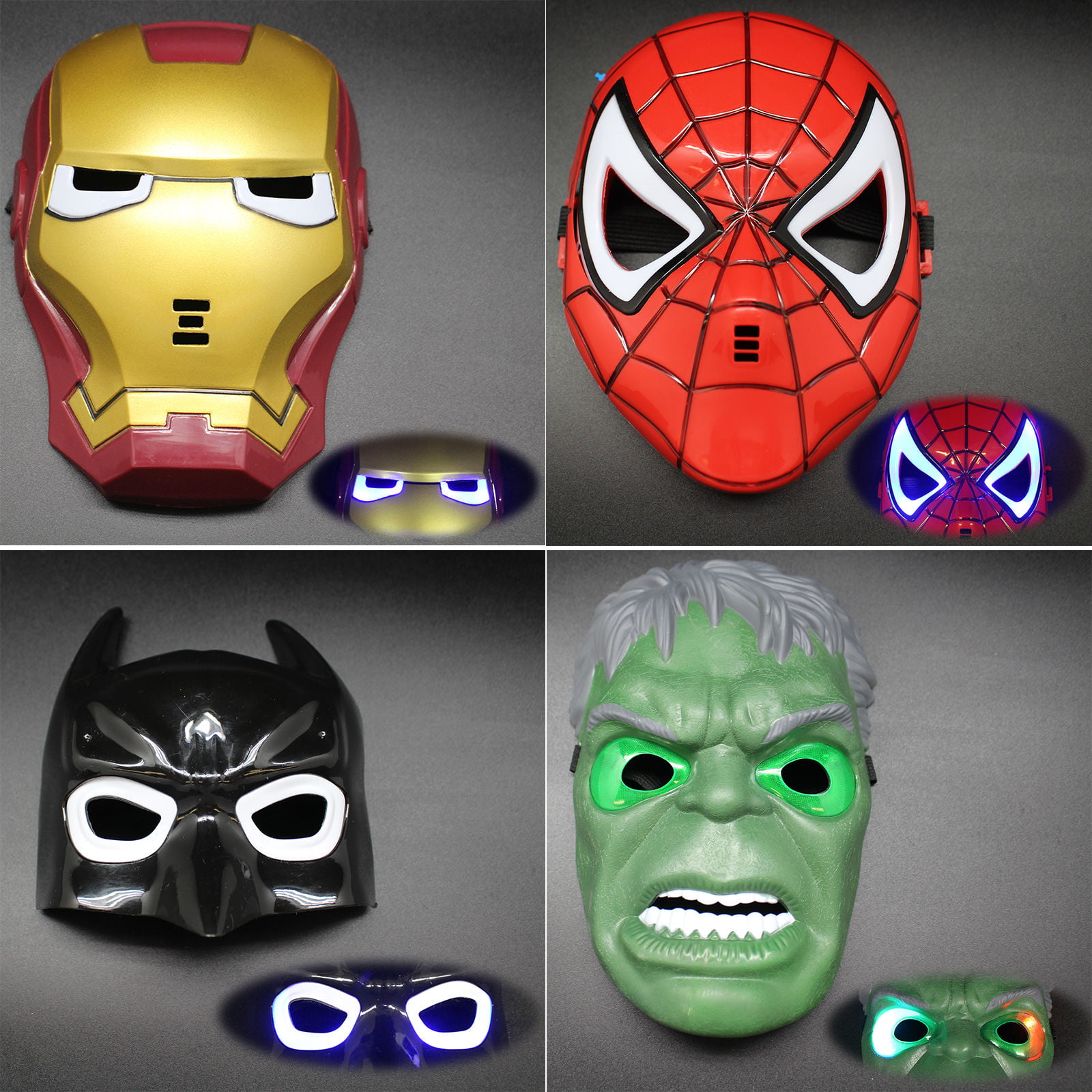 Avengers Hulk LED Mask Light Up Cosplay Custome Accs Party Christmas Mask 