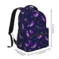 thumbnail image 2 of Fotbe Eggplant Pattern Casual Backpack for School, Travel, and Outdoor Activities - Durable, Lightweight, and Comfortable, 2 of 5